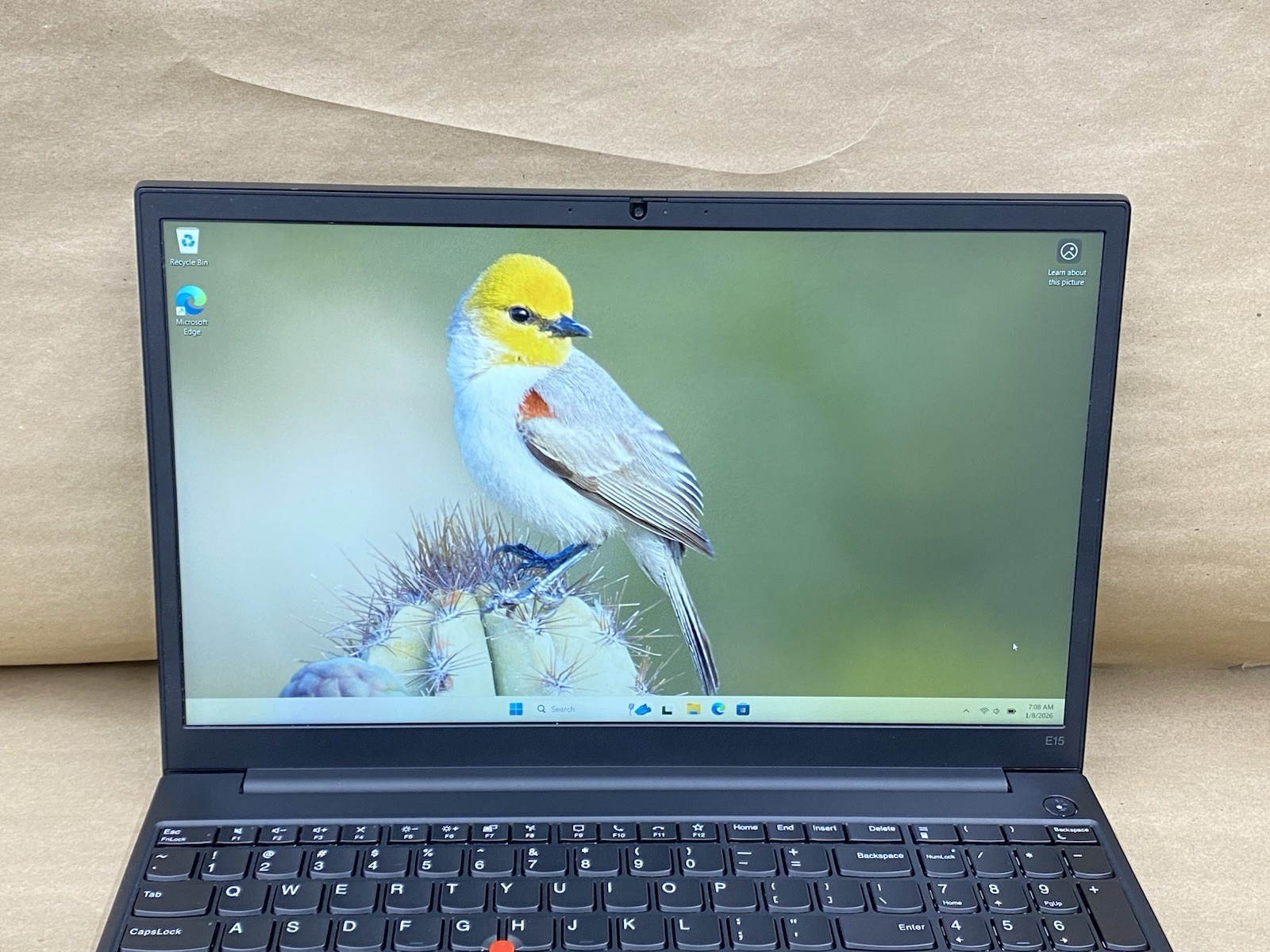 Lenovo E15 – 15.5″ 1920×1080 – i7-1255U – 16GB – 256GB SSD – Win 11 Pro – READ