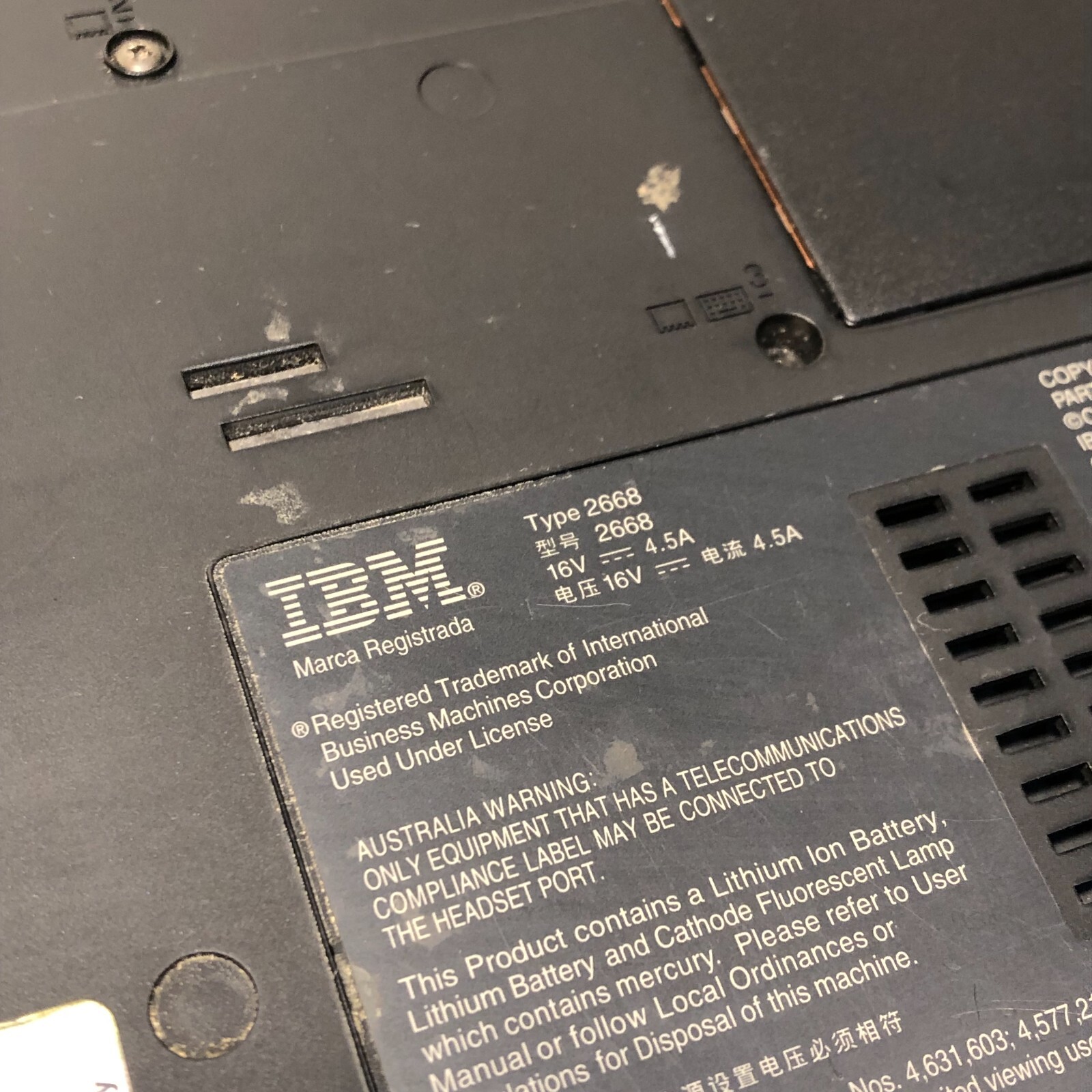 IBM Thinkpad Type 2668 Laptop SOLD AS IS (System Error) #2