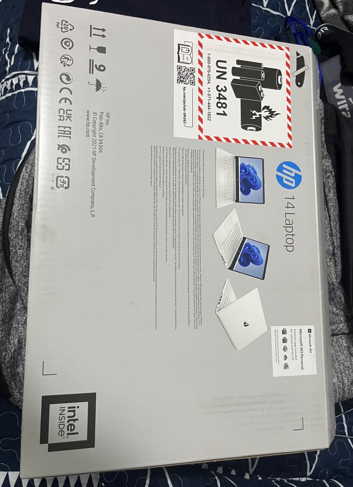 HP 14DQ0052DX 14″ (64 GB, SSD, Intel Celeron N, 1.10 GHz, 4 GB) Laptop -…