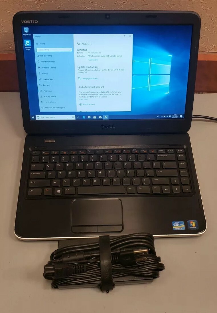 Dell Vostro 2420 Intel Core i3-2348M 2.30GHz 4GB RAM 500GB HDD WEBCAM BLUETOOTH