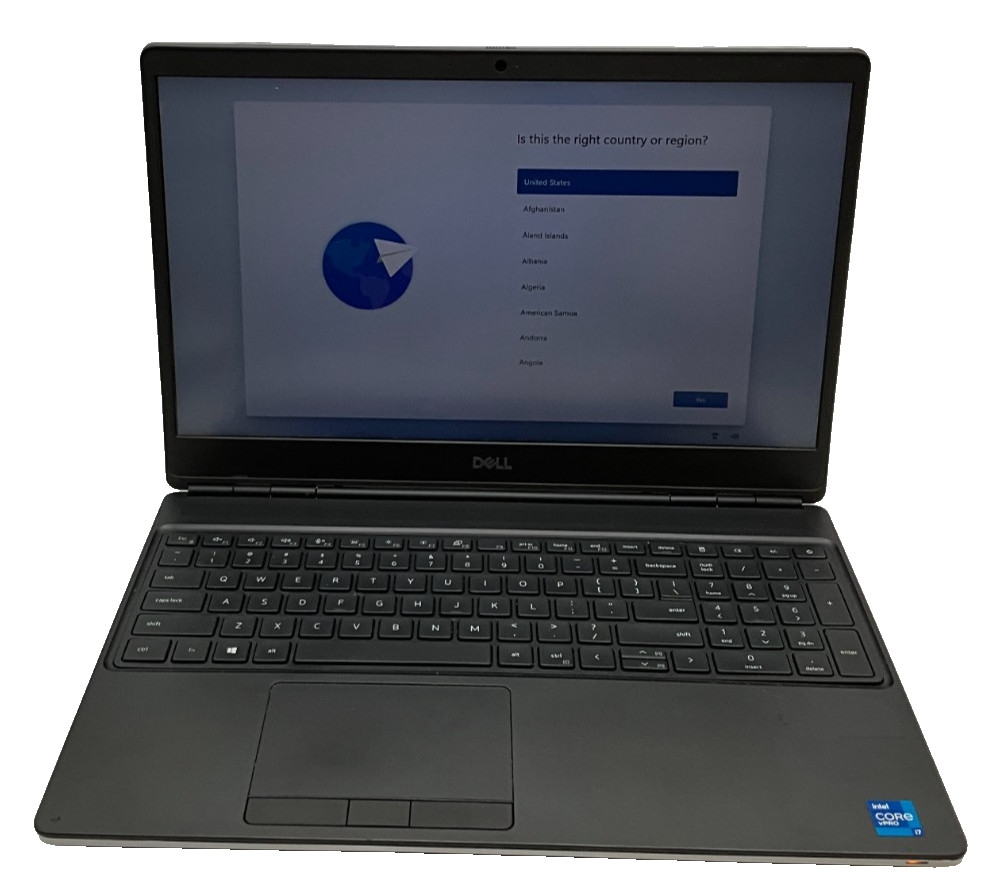 DELL Precision 7560 i7-11850H 2.50g 32GB 1TB T1200 15.6″ WIN11 Laptop 933Q2J3