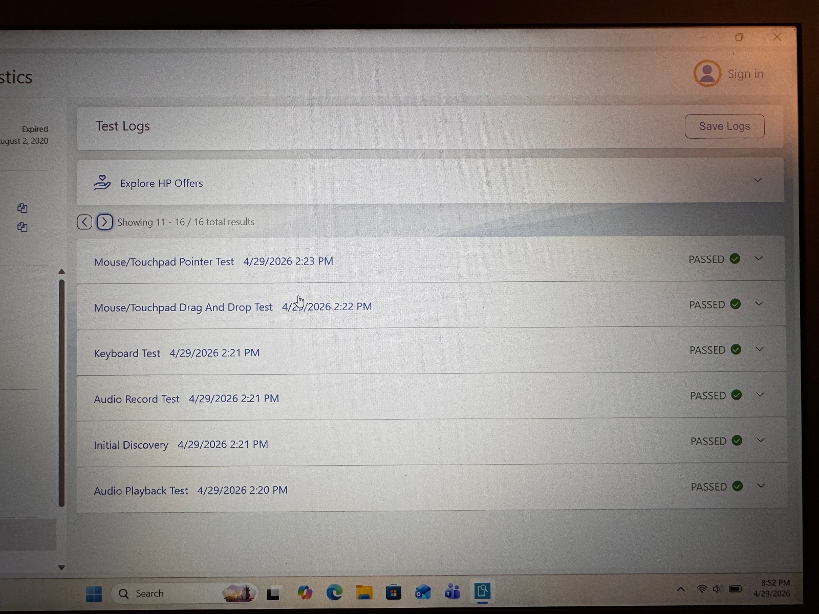 HP ELITEBOOK 840 G5 LAPTOP 14″ 4QK82UT 250GBSSD/8GBRAM i5-8250U WIN11PRO READ