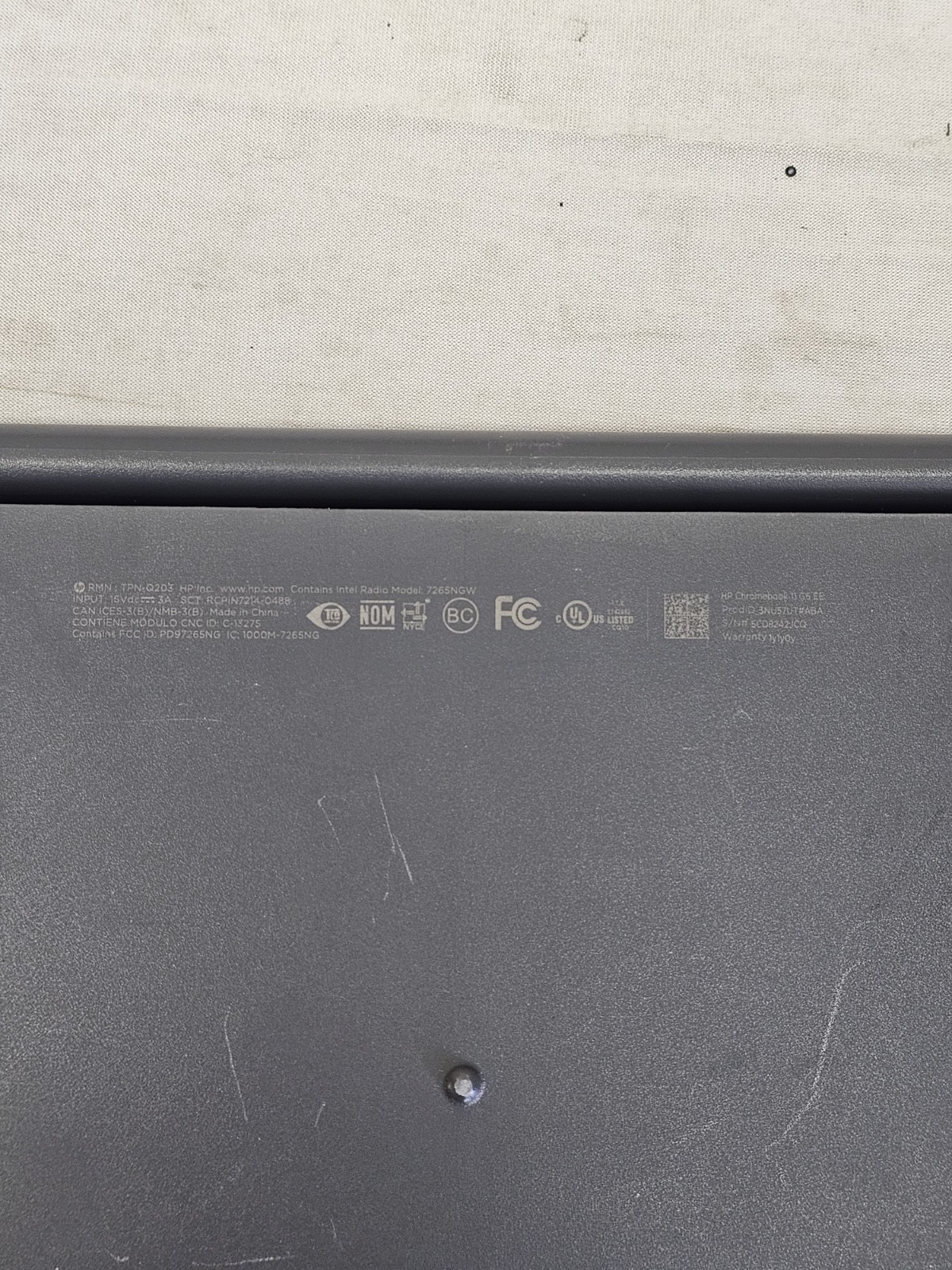 HP Chromebook 11 G6 EE Laptop – 4GB RAM – WON’T POWER ON – Parts/Repair – READ