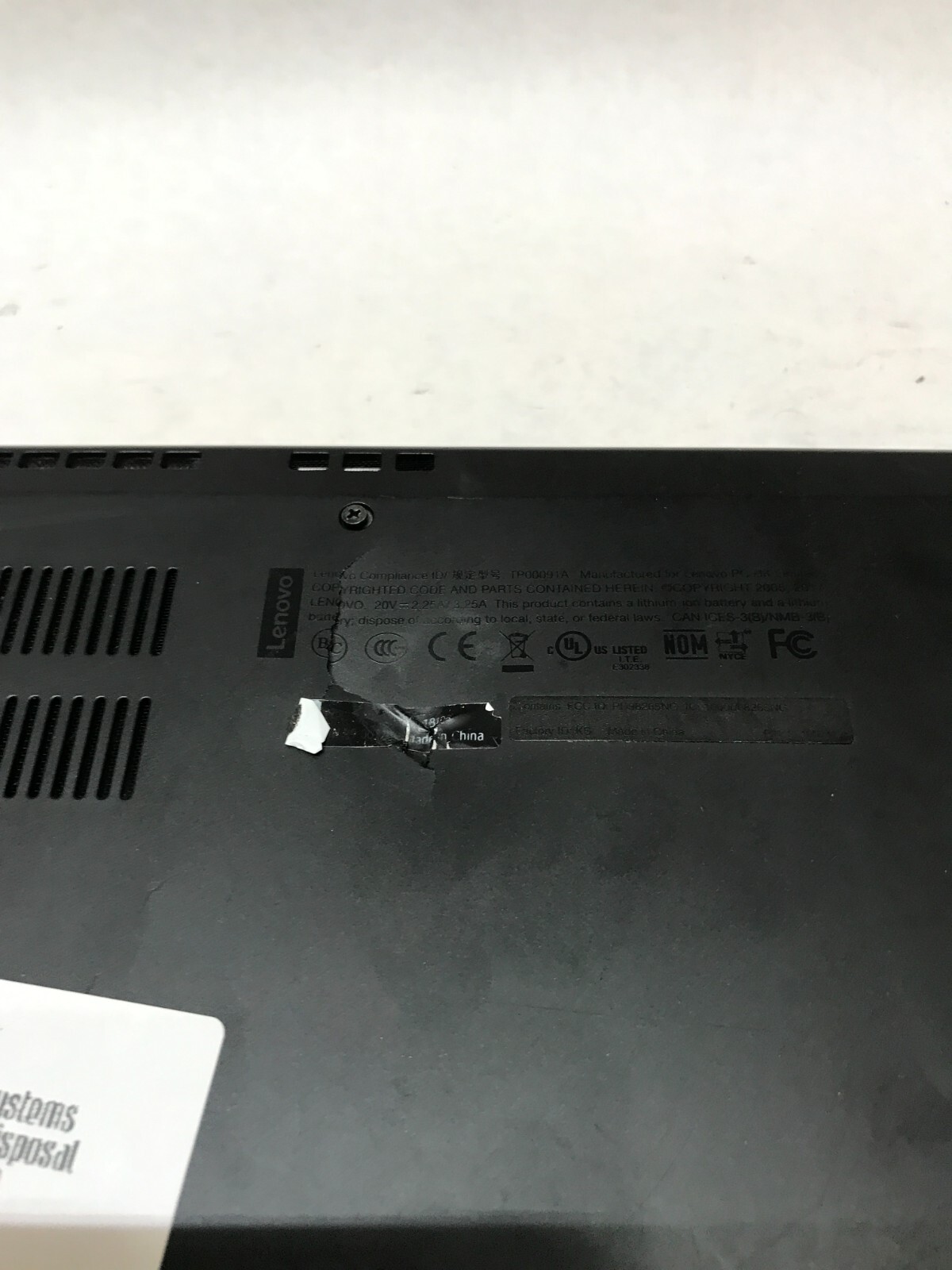 Lenovo ThinkPad L380 Yoga 13″ Intel Core i5 NO RAM NO HDD For Parts Cracked -DW