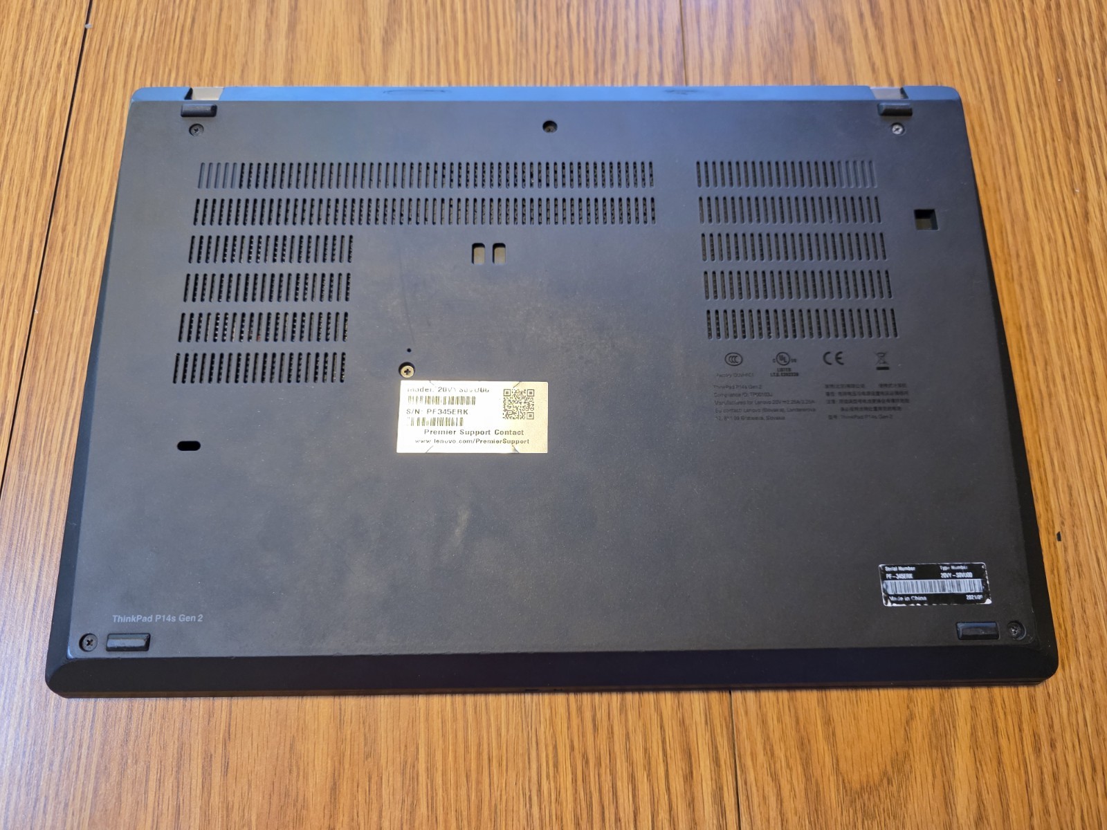 (READ DESC) Lenovo Thinkpad P14s Gen 2 10th Gen i5 8GB RAM No SSD No Charger
