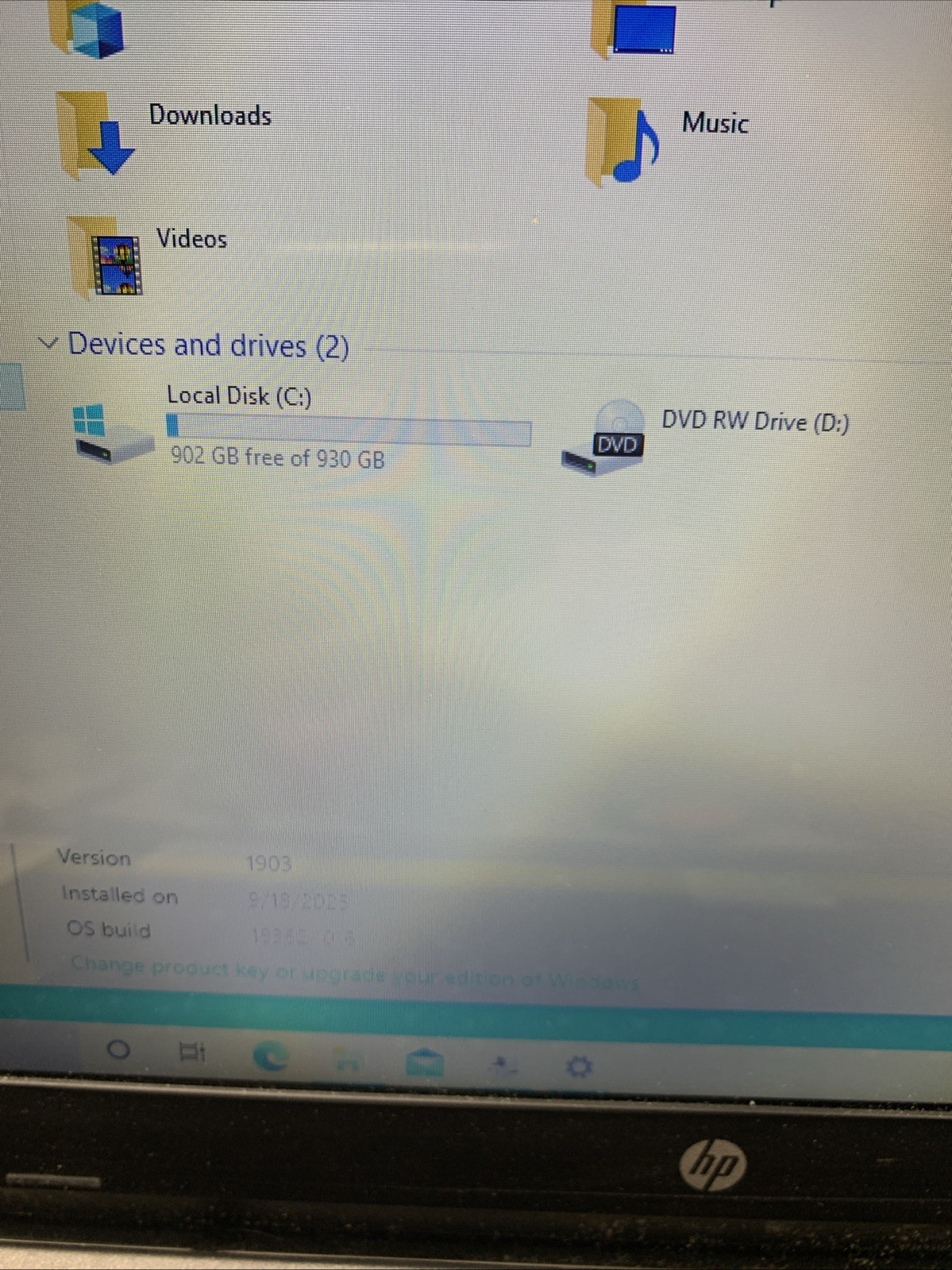 HP Notebook 17-x116dx 17.3in Intel i5-7200U 8GB RAM 1TB HDD DVD RW Win10 READ