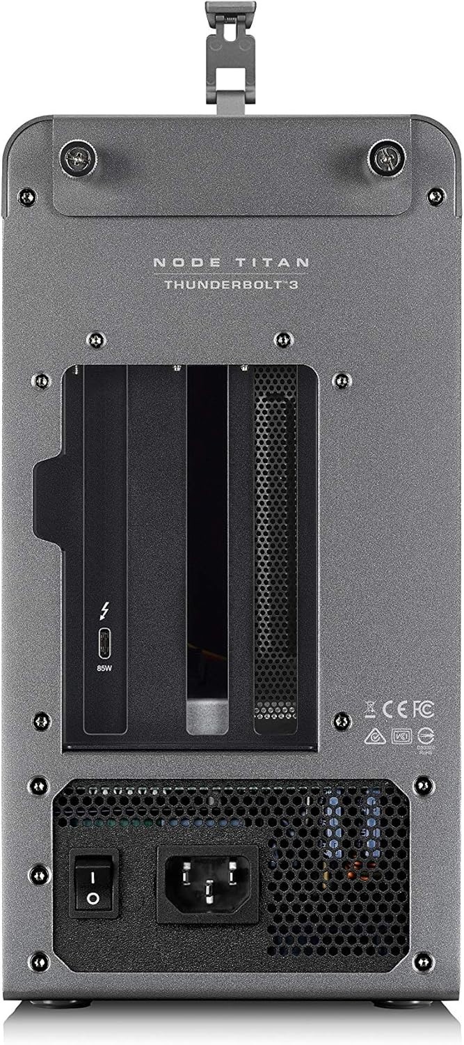 AKiTiO Node Titan Thunderbolt 3 PCI Express External Expansion BOX GPU w/Manual