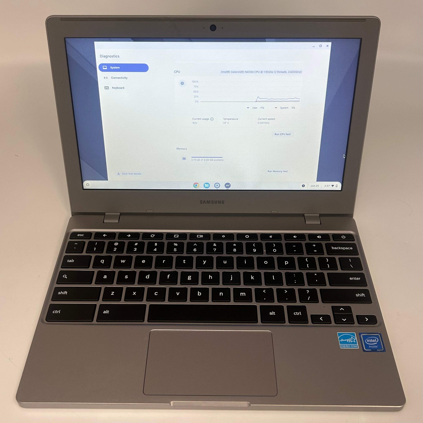 Samsung Chromebook XE310XBA 11″|Intel Celeron |4GB RAM|32GB|