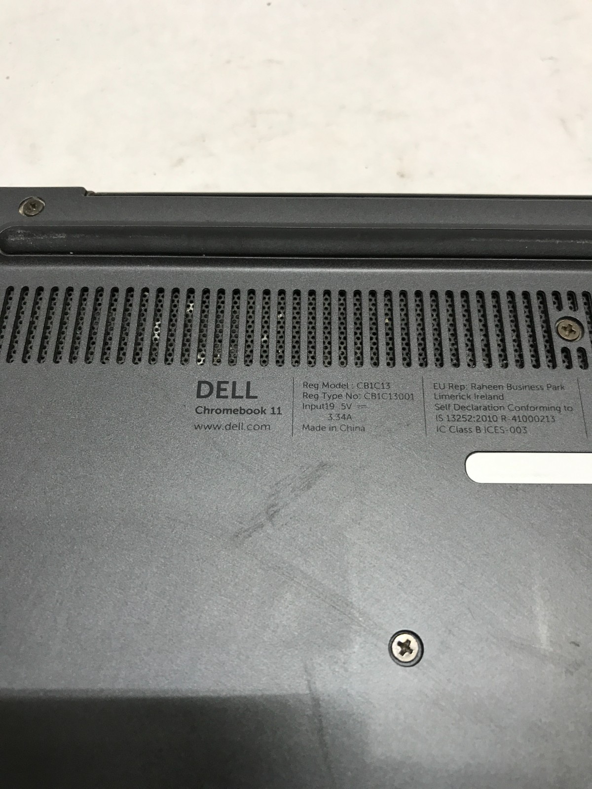 Dell ChromeBook 11 CB1C13 11″ Intel Celeron CPU 4GB RAM 16GB eMMC ChromeOS! – DW