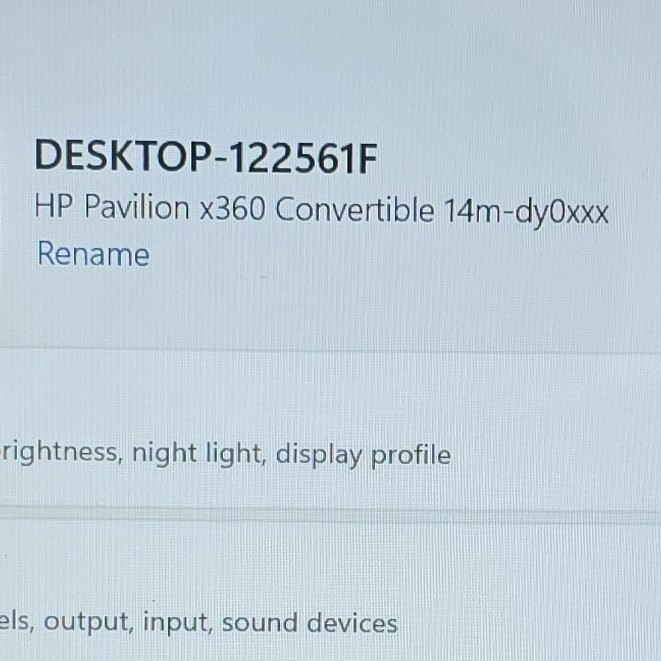 HP Pavilion x360 14m-dy0xxx Intel Core i5 14in Win11 Silver + Carry Case