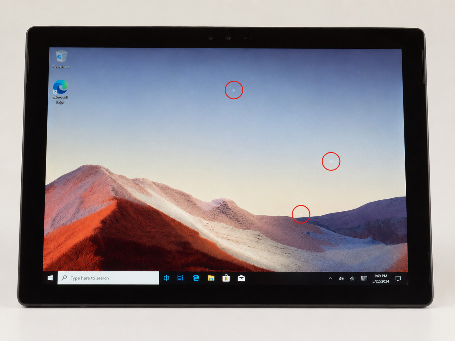 Surface Pro 7 (1866) 12.3″ i7-1065G7 16GB RAM 256GB SSD *WHITE SPOTS*