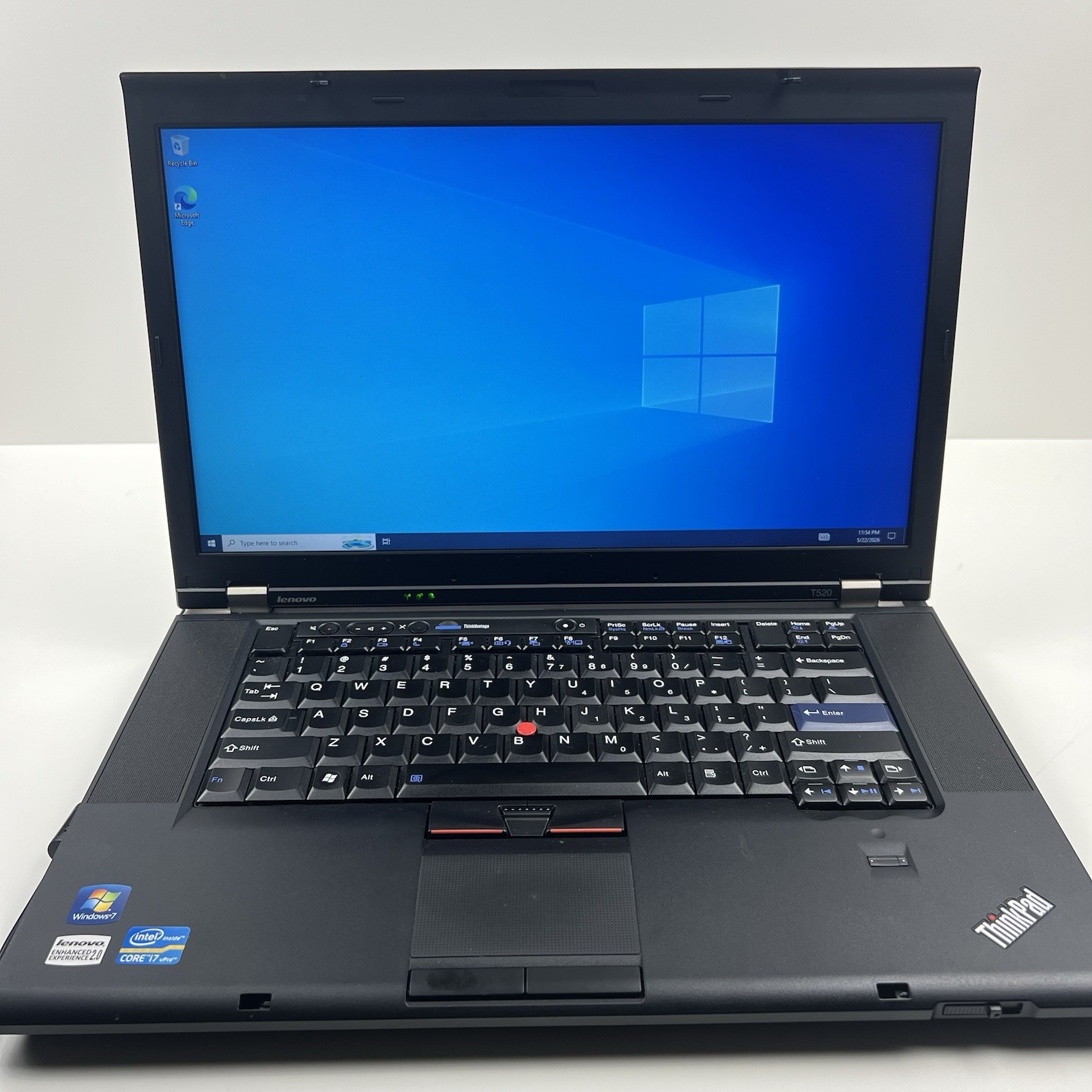 Lenovo ThinkPad T520 Intel i7-2640M 8GB 320GB HDD Win 10 w/ Charger|ELP72, READ