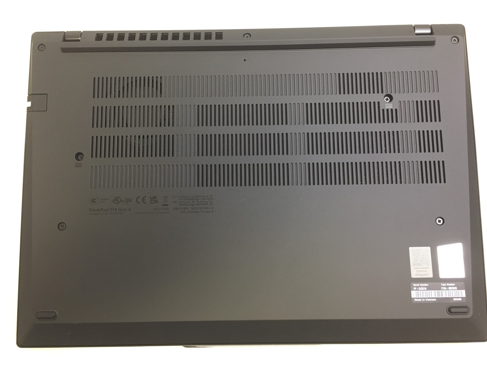 Lenovo ThinkPad T14 Gen 6 21QJ00CSUS – AMD Ryzen AI 7 PRO,16GB RAM, 512GB SSD