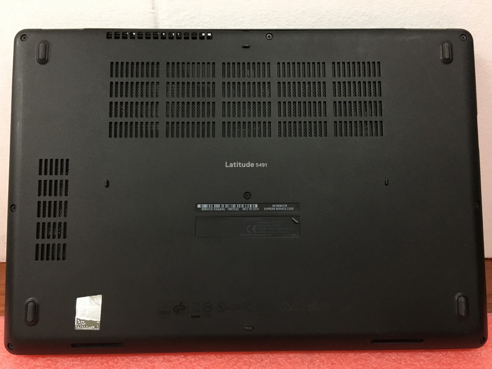 Dell Latitude 5491 14″ i7-8850H 4GB RAM *AS IS/No HDD/No OS/*BIOS* | LP445