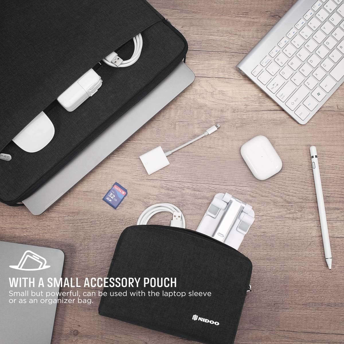 Dark Grey Laptop Sleeve Bag for 12.9″ iPad Pro 2016 2017 & 13″ MacBook Pro