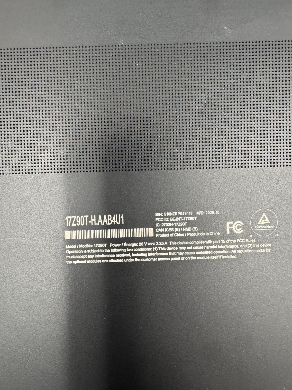 LG Gram 17Z90T-H 17″ i7-1360P 2.2GHz 16GB RAM 1TB SSD