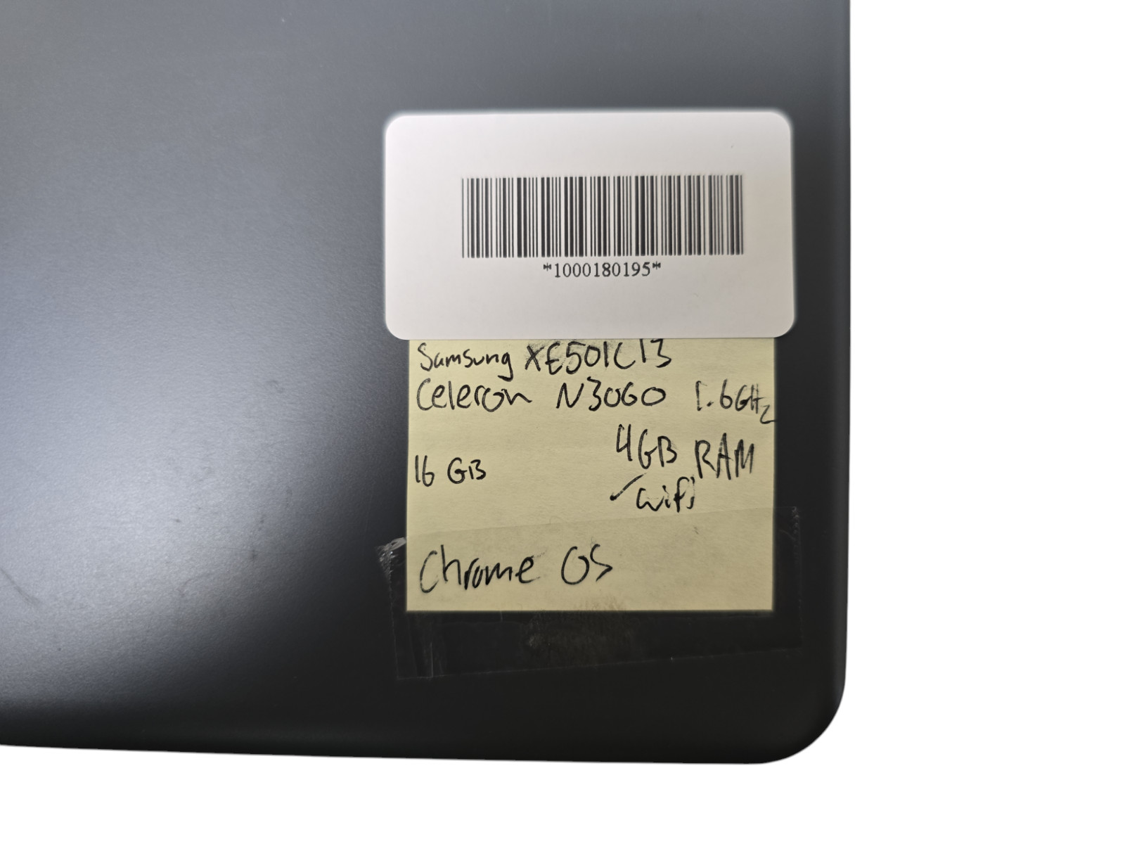 Samsung XE501C13 Celeron N3060 1.6GHz 16GB HDD 4GB Ram WiFi ChromeOS Tested