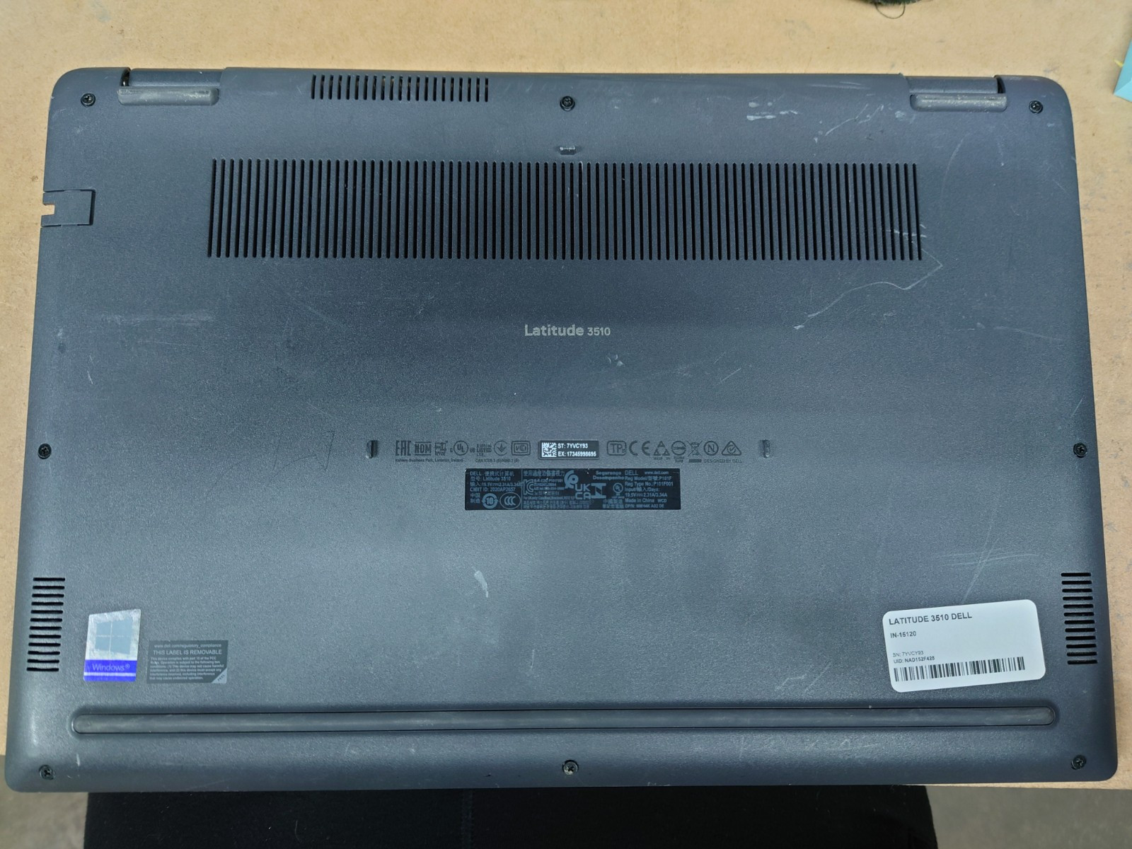 Dell Latitude 3510 15.6″ FHD i7-10510U 8GB RAM No OS/SSD