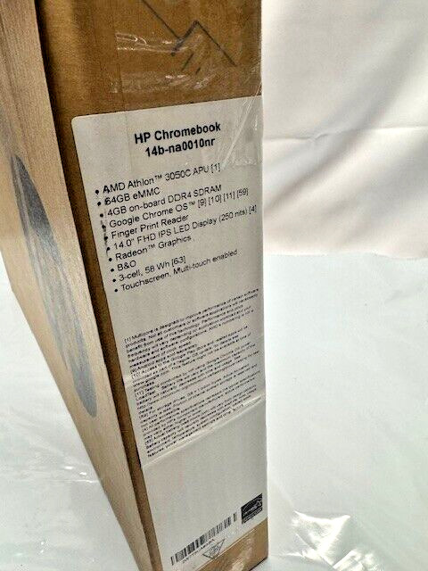 HP Chromebook 14a-na0010nr 14″ -Touch Screen 65GB *New-