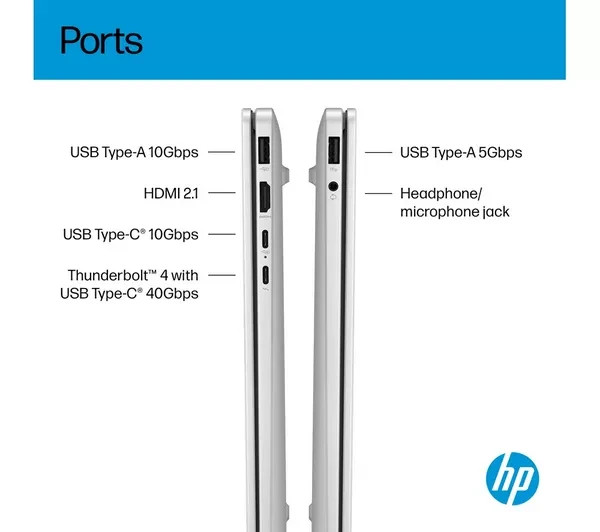 HP OmniBook 7 AI 14″ OLED Laptop 14-fr0501sa Intel Core Ultra 7 16GB RAM 1 TB