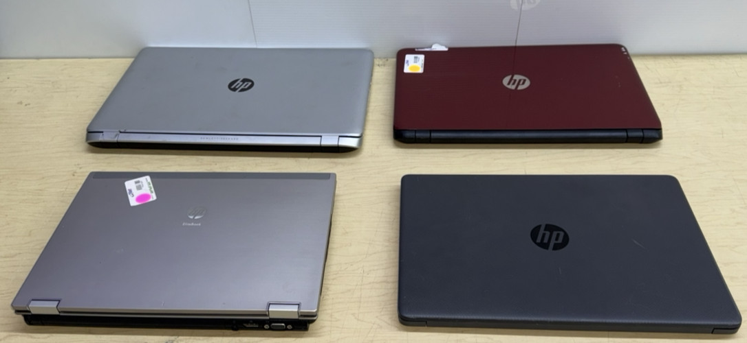 Lot of 4 HP Laptops (PARTS/REPAIR)