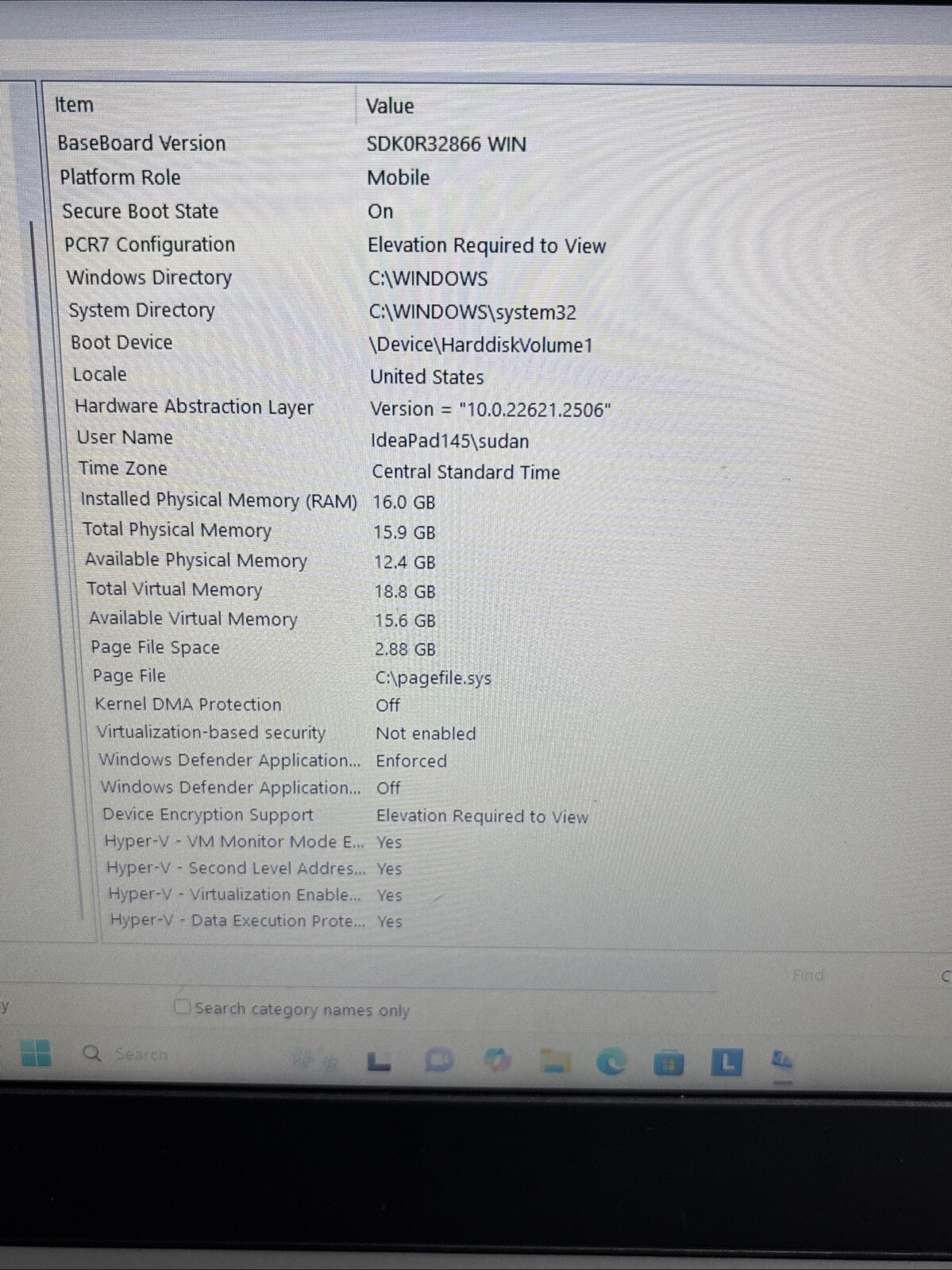 Lenovo IdeaPad S145 14IWL 14″ Pentium Gold 5405U 2.3GHz 16GBRAM 128GB SSD Win11