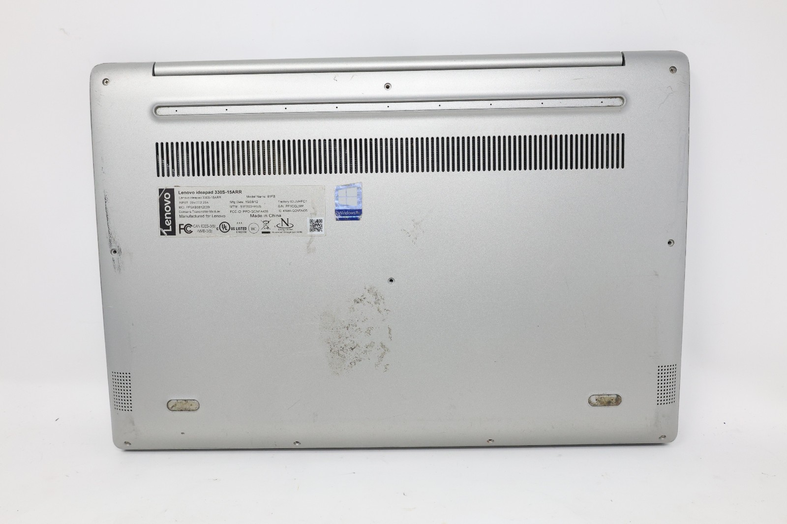 LENOVO IDEAPAD 330S-15ARR | Specs Unknonwn – FOR PARTS or AS IS NOT WORKING