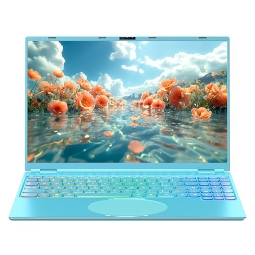16″ Laptop Computer 16G RAM 256GB SSD Alder Lake N95 CPU (Up to 16G+256GB Blue