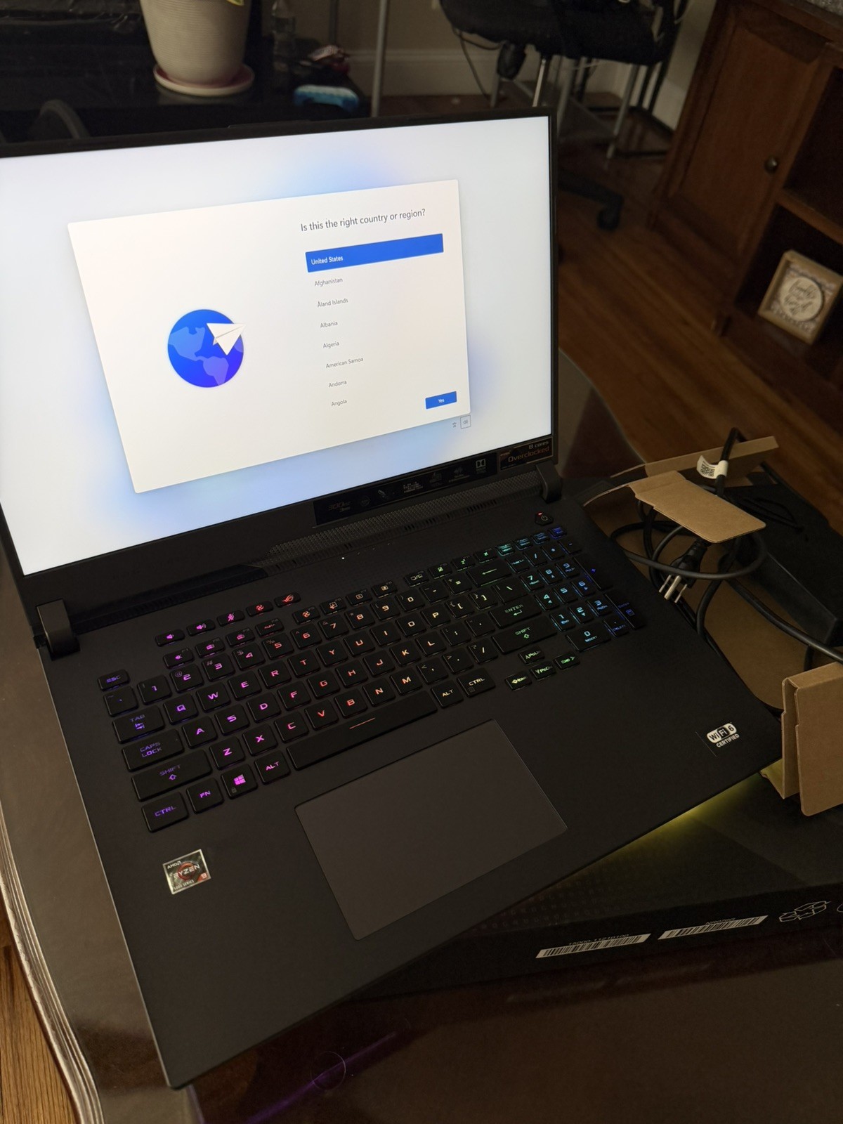 ASUS ROG Strix G17 G713QR Ryzen 9 5900HX RTX 3070 32GB 1TB 17.3″ 300Hz Open Box