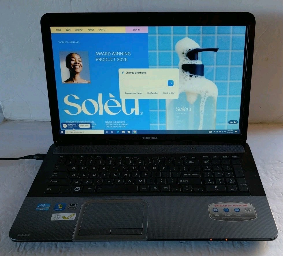 TOSHIBA SATELLITE L875-S7208 17.3″ 1 TB 8GB INTEL CORE i3-2370 2.40 GHz 10 PRO