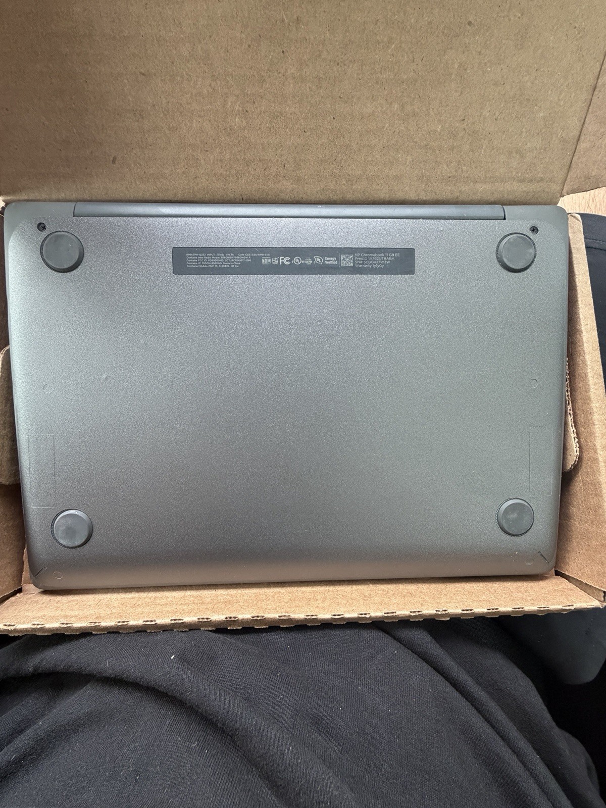 HP Chromebook 14 G4 EE 14in Intel Celeron 4GB RAM 16GB SSD Chrome OS Gray