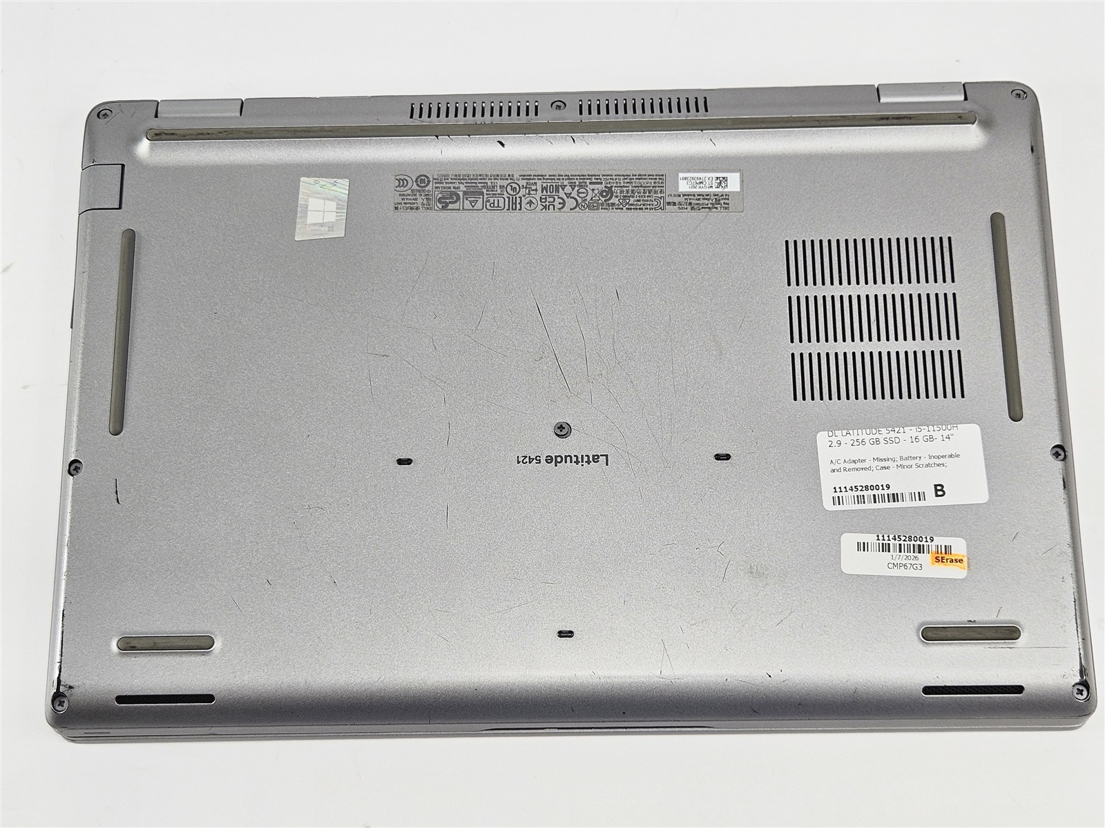 Dell Latitude 5421 i5-11500H 16GB RAM 256GB SSD 14″ No OS Gray