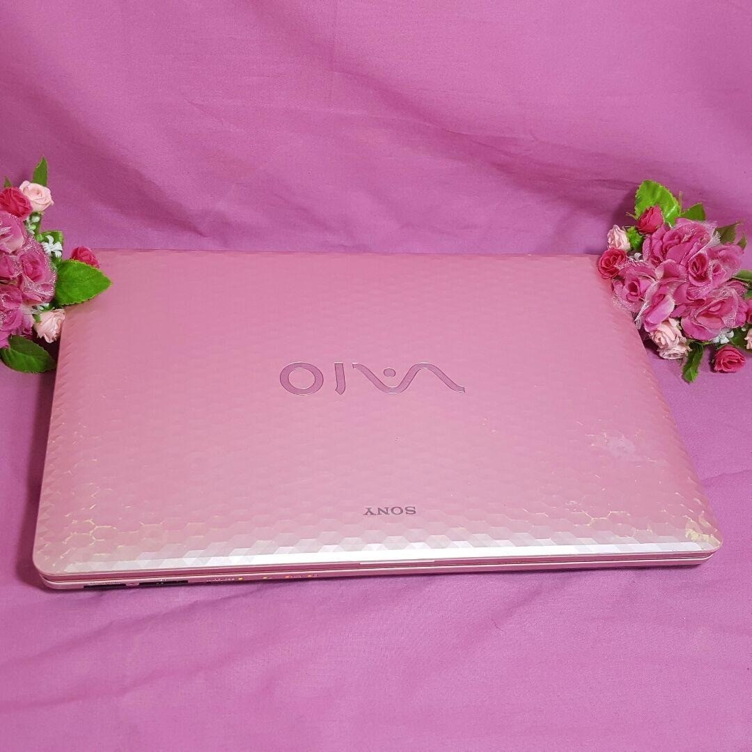 Sony VAIO Pink Laptop Core i5 750GB HDD 4GB RAM Webcam DVD Win10