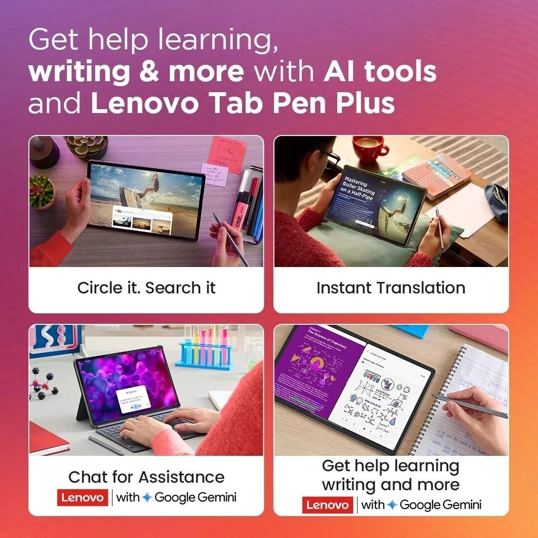 Lenovo Idea Tab Pro with Pen Plus(12 GB RAM, 256 GB ROM)-Grey“NO TARIFFS IN USA”