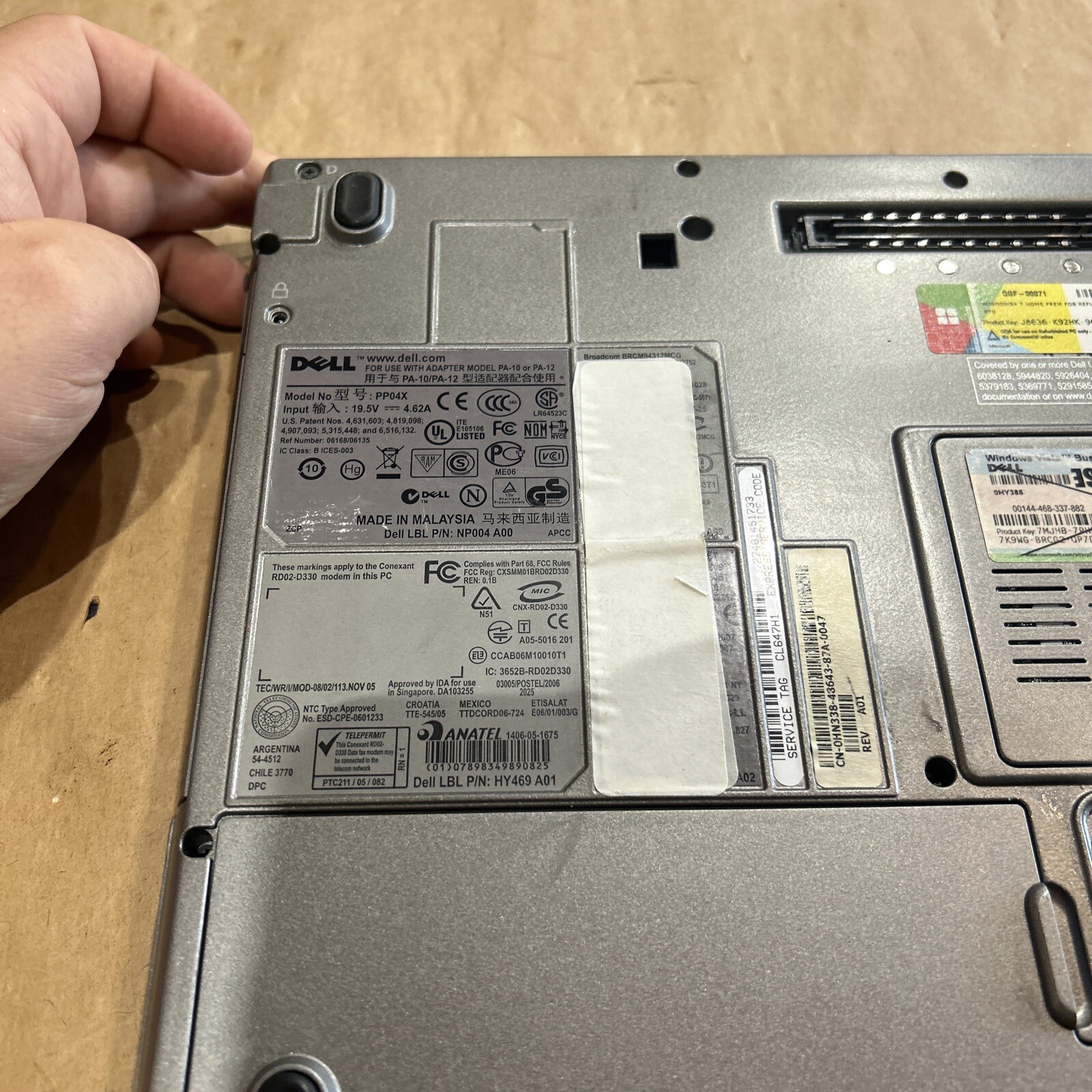Dell Latitude D830 Laptop – Intel Core 2 Duo, 1GB RAM Parts Only Untested