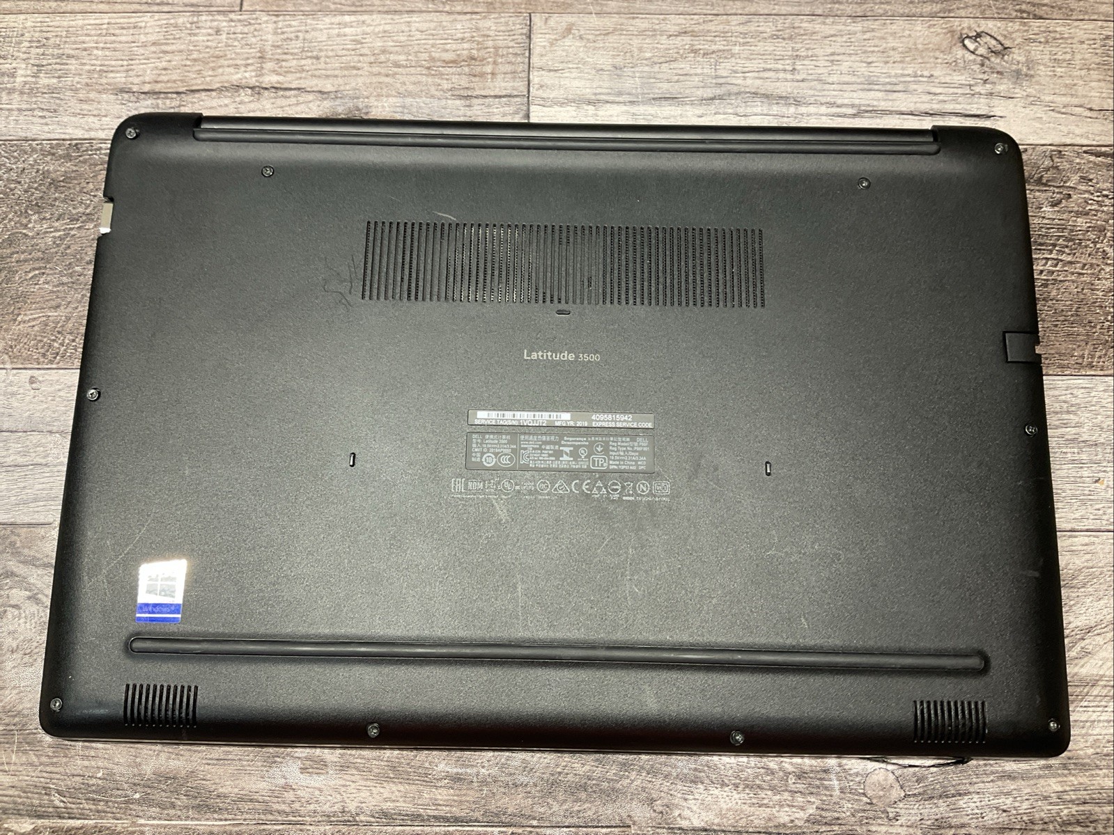 Latitude 3500 / i7 8th / No RAM Laptop Notebook PC / B9N