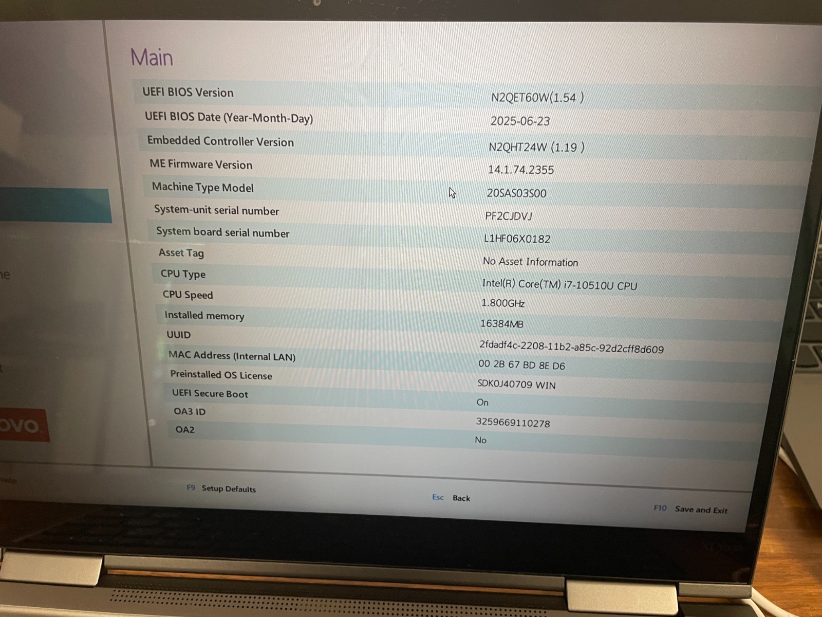 Lot of 4 Lenovo ThinkPad X1 Yoga 14″ i7-10510U 16GB RAM NO SSD READ!