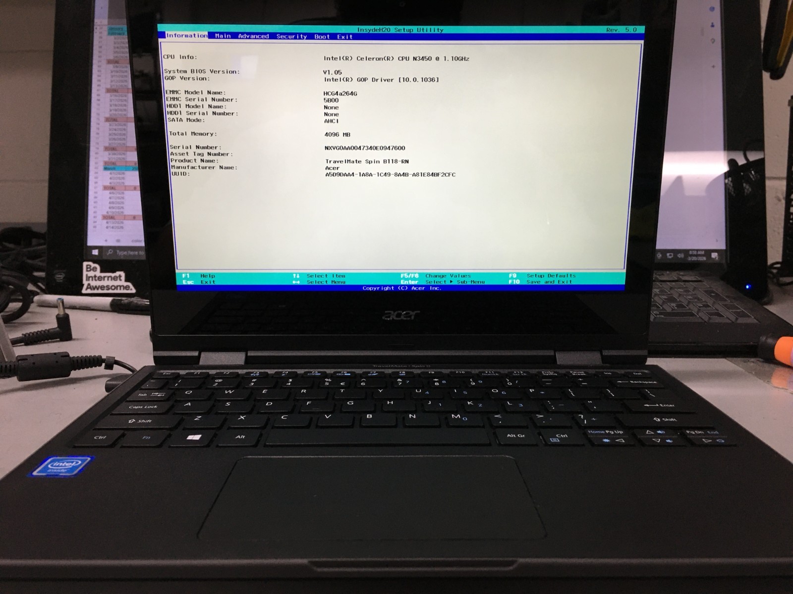 9x Acer Travelmate Spin TMB118-RN-C8JP 4GB RAM 64GB SSD *AS IS/READ* | C1067DS*