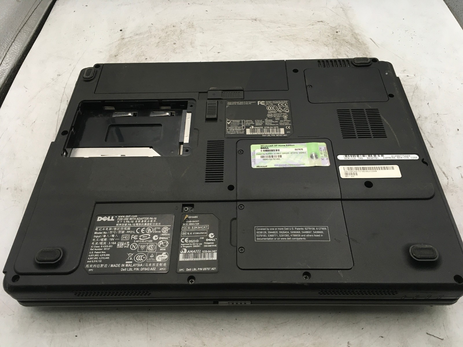 DELL INSPIRON 8130 – BOOTS TO BIOS – INTEL CENTRINO – 4MB RAM – READ DESCRIP -BB