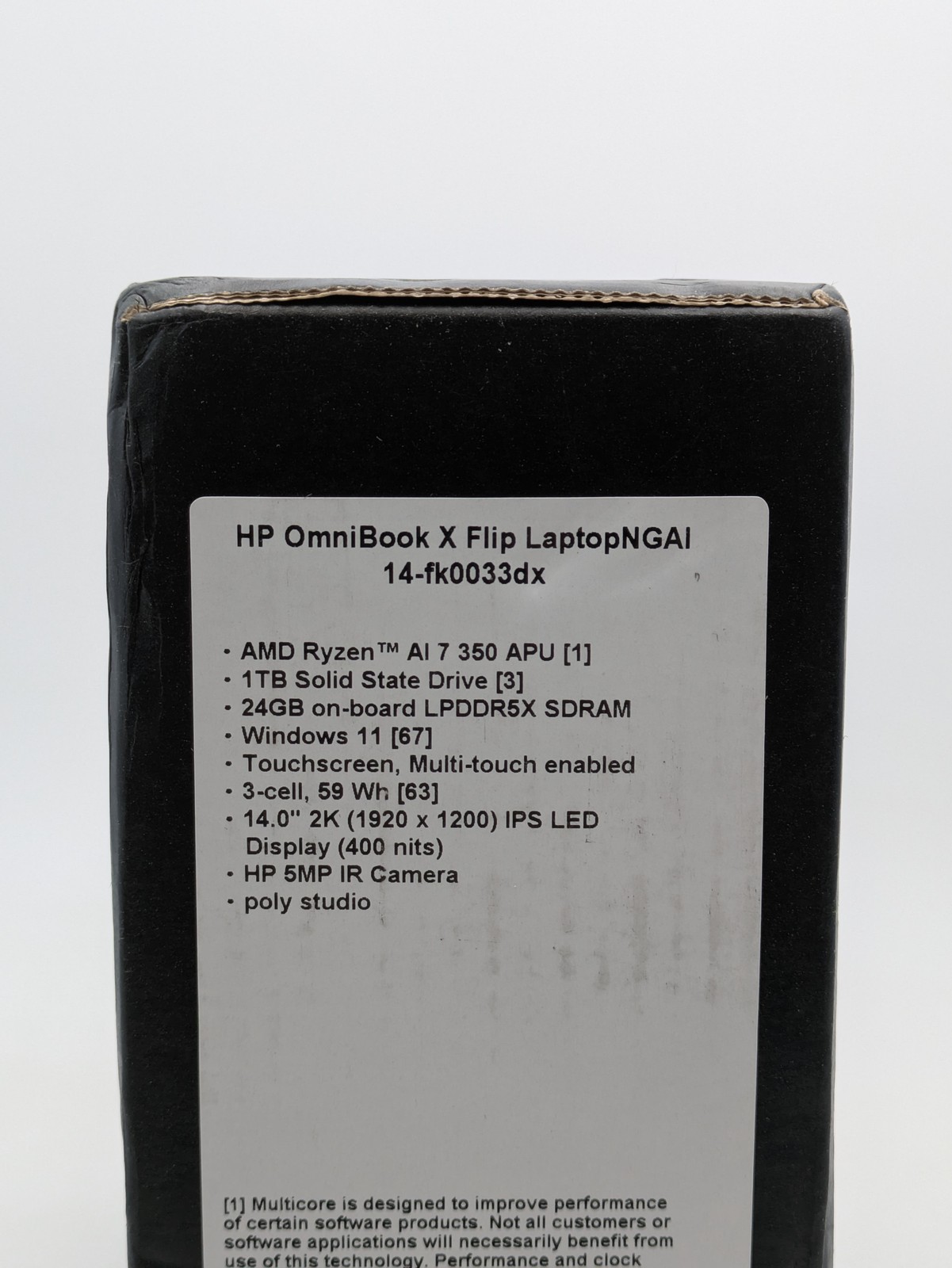 HP OmniBook X Flip 2-in-1 14-fk0033dx 14″ Ryzen AI 7 350 APU 24GB DDR5 1TB SSD