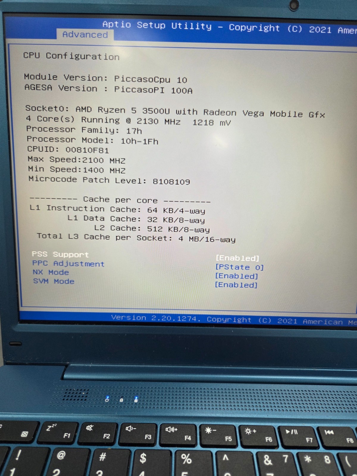 Gateway GWNR51416-BL 14.1″ Laptop Ryzen 5 3500U 8GB Ram 256GB SSD NO OS (FL)
