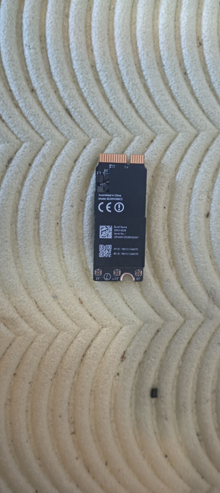 macbook pro 15 A1286 wi fi card bcm94360cs
