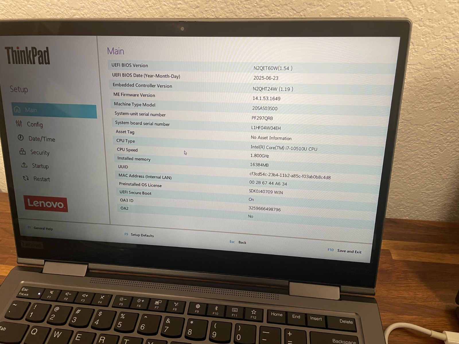 Lot of 4 Lenovo ThinkPad X1 Yoga 14″ i7-10510U 16GB RAM NO SSD READ!
