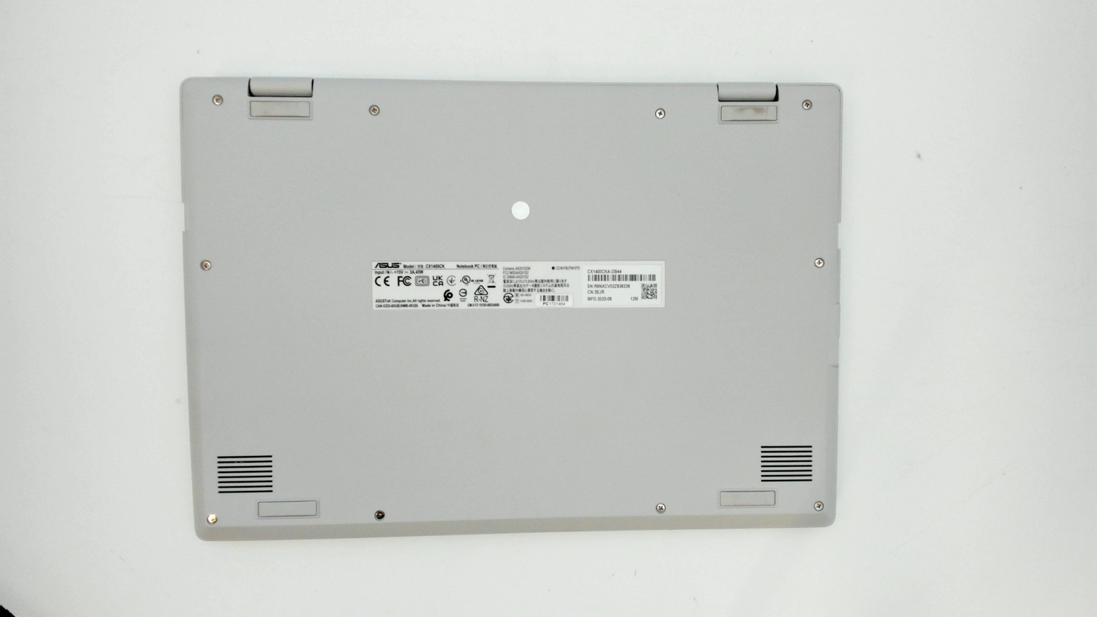 Asus Chromebook CX1 14″ Intel Celeron N4500 4GB 64GB CX1400CKA-DB44 PC1701464