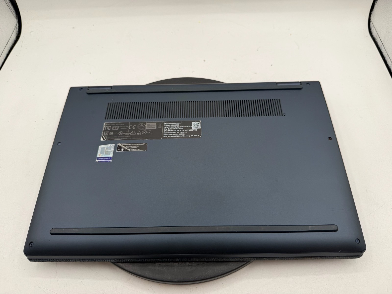Lenovo Yoga 6-13ARE05-Ryzen 5 PRO 4650U@2.10GHz 8GB DDR4 Ram No Drive/OS *AS IS*