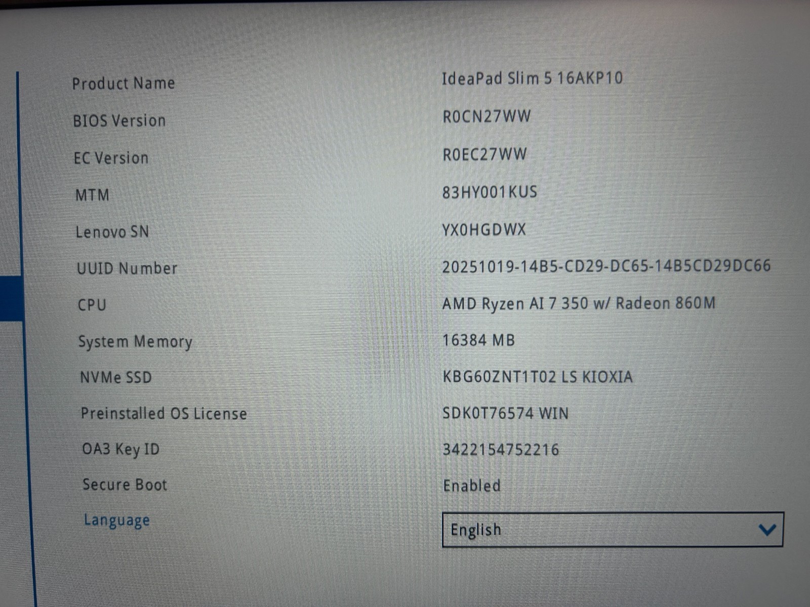 LENOVO IdeaPad 5 2-in-1 16AKP10, AMD Ryzen AI 7 350, 16 GB RAM, 1 TB NVMe SSD