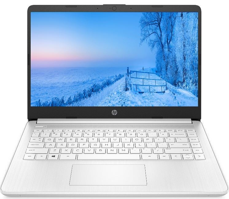 Newest HP 14” HD Laptop AMD Dual Core CPU 16GB RAM 304GB (64+240) Win11 White