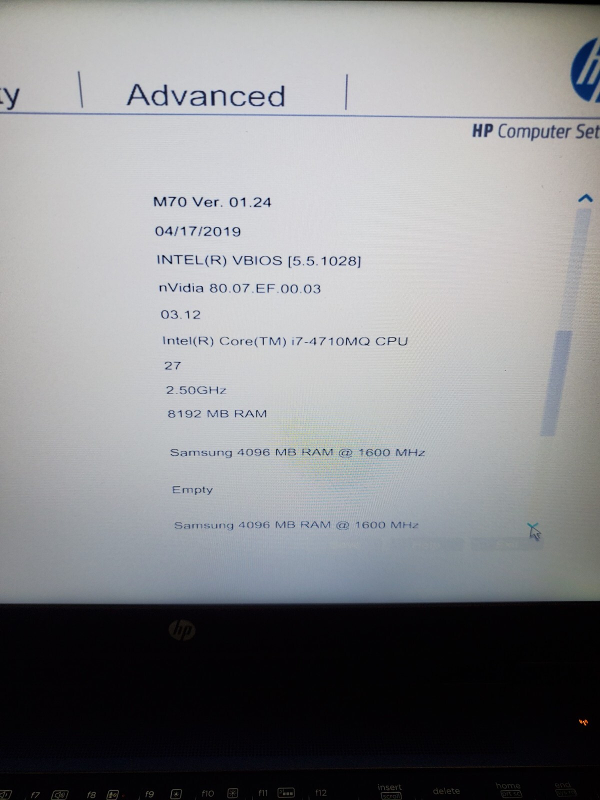 HP ZBook 15 G2 15.6″ Laptop Core i7-4710MQ 2.5GHz 8GB RAM No HDD/SSD/OS! #69