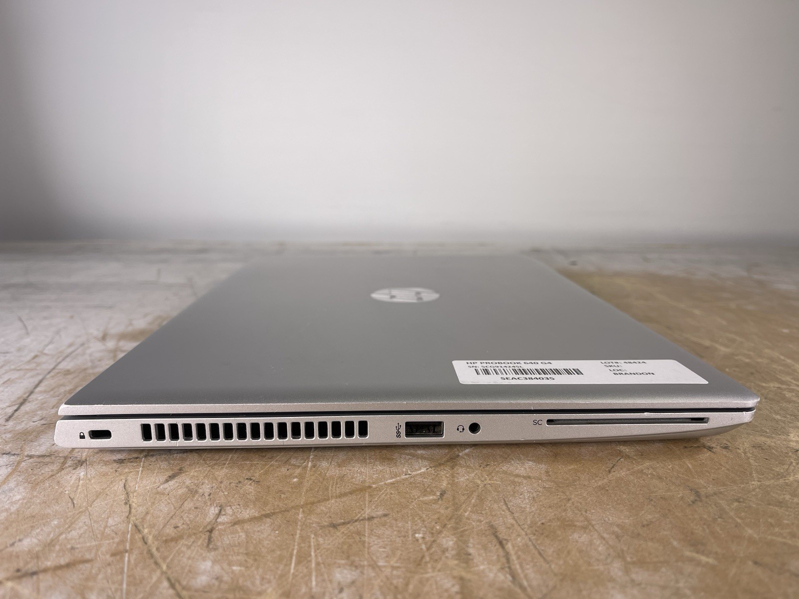 HP PROBOOK 640 G4 i5-8350U @ 1.70GHz, 8GB RAM, NO HDD/OS