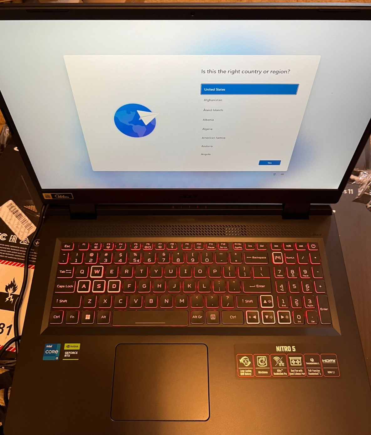 Open Box Acer Nitro 5 17.3″ Gaming Laptop i5-12450H RTX 3050 8GB 512GB SSD